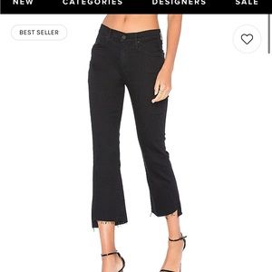 Mother Insider Crop Step Fray jeans